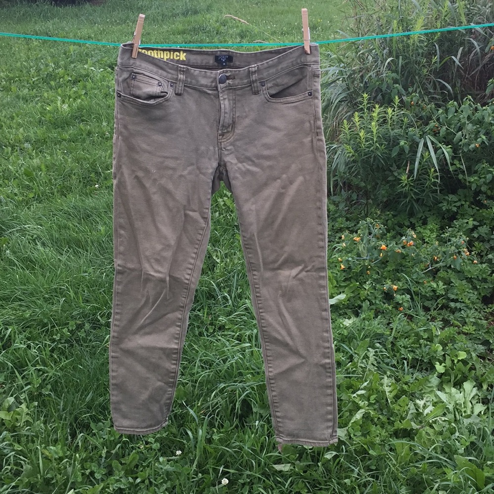 J Crew factory jeans - army green